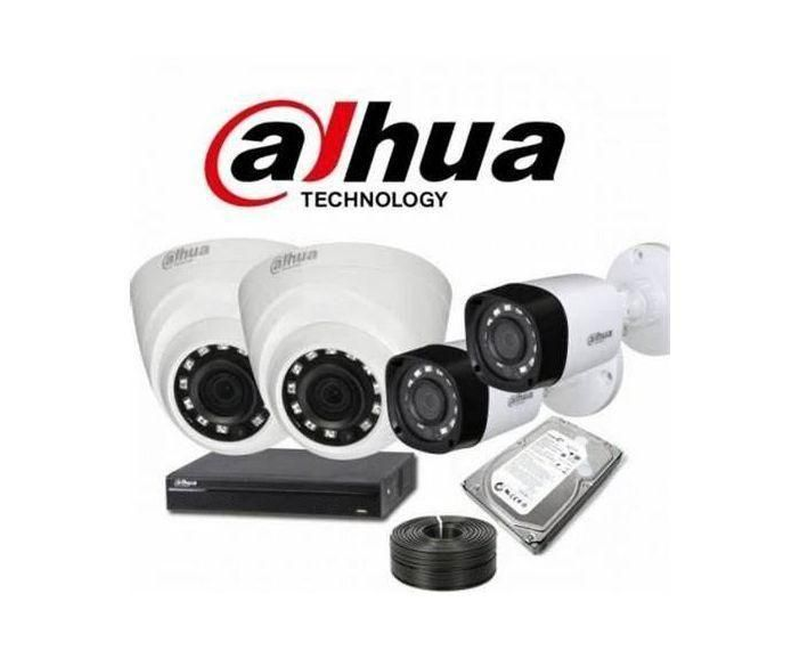Hik-Vision / Fosvision / alhua 8 Channel surveillance kit Full HD CCTV Cameras