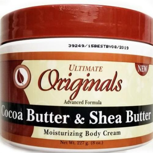 Ultimate Organics Cocoa Butter & Shea Butter Moisturizing Body Cream 227g