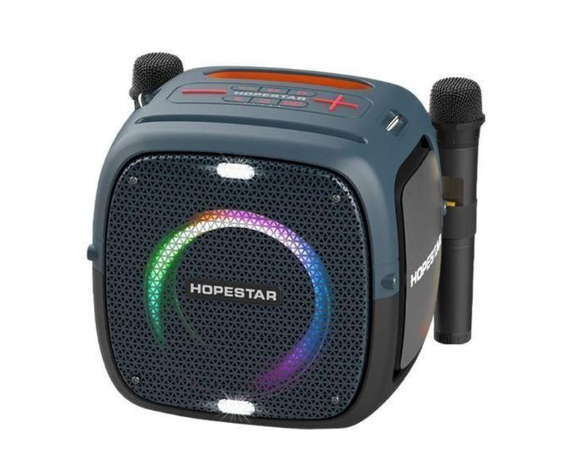 Hopestar Party One 80W RGB Lighting Wireless Bluetooth Speaker - Black, Green