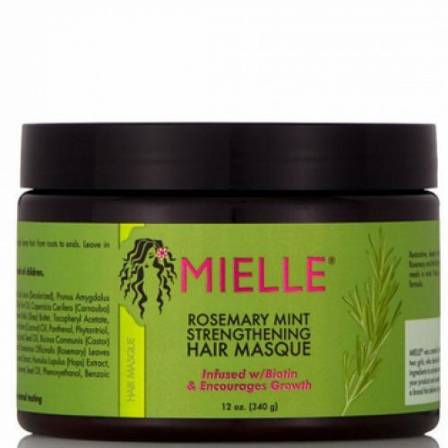 Mielle Rosemary Mint Strengthening Hair Masque, Infused w/Biotin- 340g