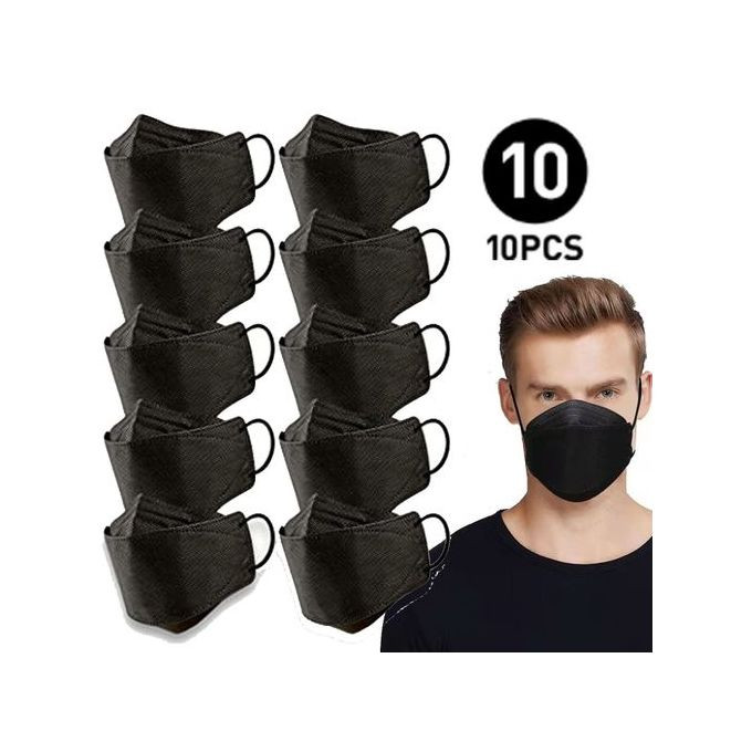 Mask 10pcs KF94 Mask - Black