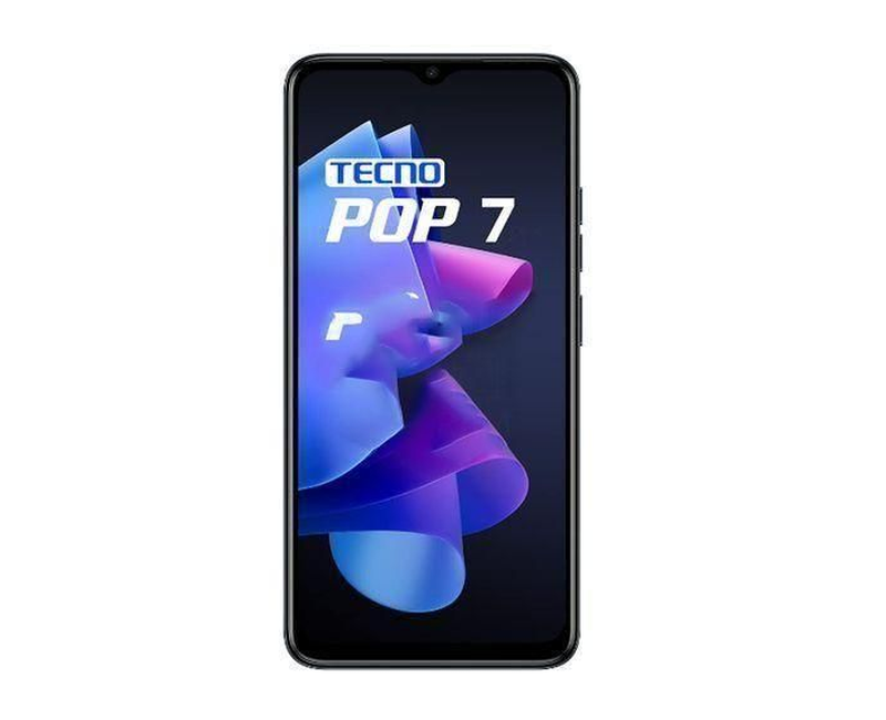 Tecno Pop 7 (Pop 8) - 6.6" 2GB RAM 64GB ROM 8MP 5000mAh - Black