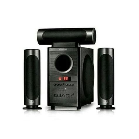Djack Home Theater with FM Radio - Black