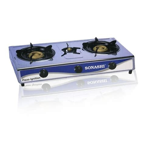 Sonashi Triple Gas Cooker - Silver..