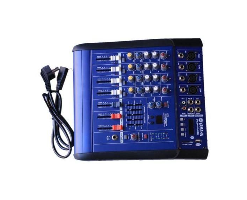 Yamaha 4-Channel Amplified Mixer - Blue
