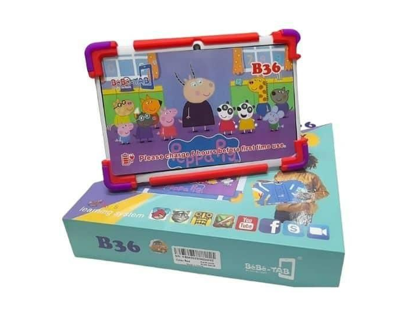 Bebe Tab B36 64 GB7'' Inch Display Kids Learning And Games Tablet- Multicolor