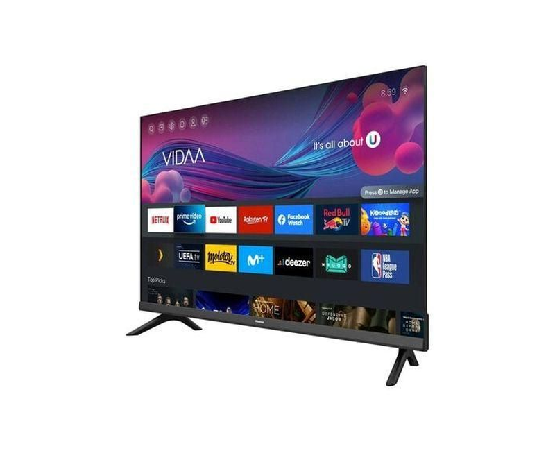Hisense 40" Inch 2023 Design 4K Smart Frameless LED FHD TV - Black