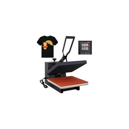 15" x 15" Color LED Industrial-Quality Digital Sublimation Heat Transfer Machine T-Shirt Heat Press Machine, 15" x 15", Black