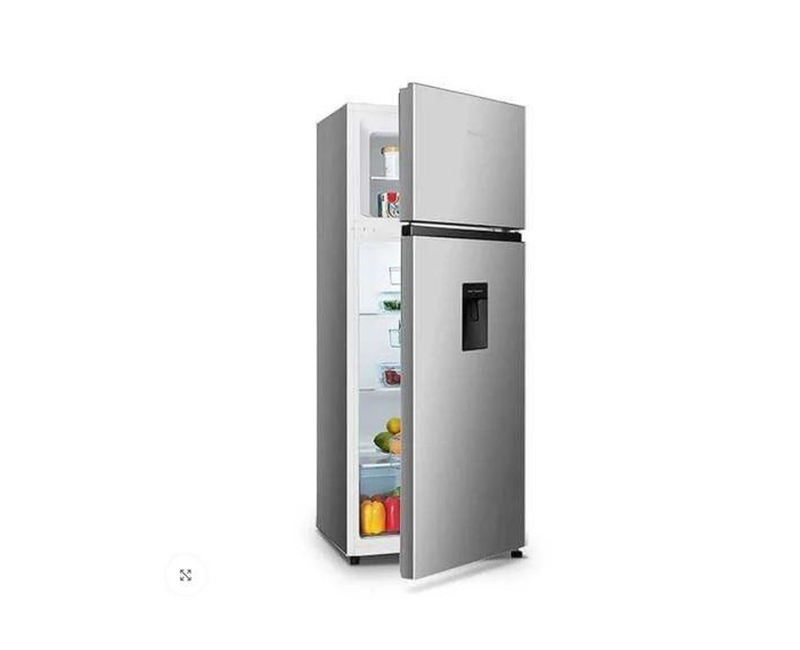 Hisense 270L / 270 liters with Water Dispenser Double Door Defrost Refrigerators Silver