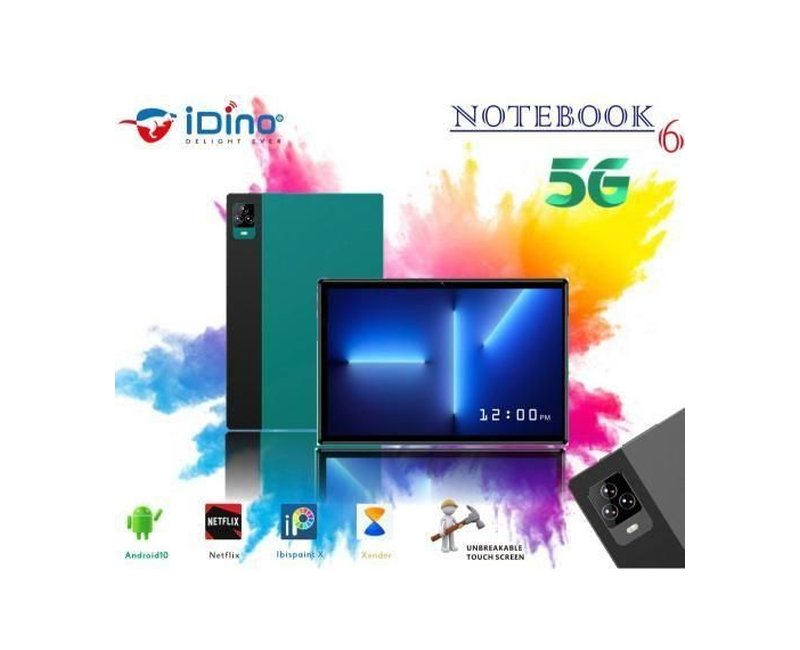 Idino Tablet Note Book / NoteBook 10" 4G 4GB+128GB - Black