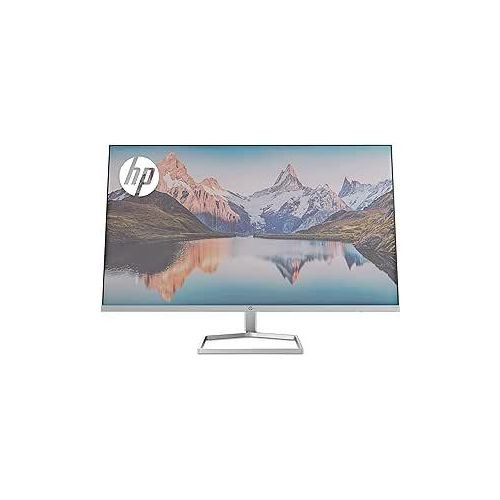 Hp M32f Ultraslim Monitor 31.5 Inch, Full HD 1080p, 7ms Response Time, 2x HDMI, 1x VGA, Anti Glare, Blue Light Filter, Flicker Free, Eye Ease with Eye Safe Certification, Silver