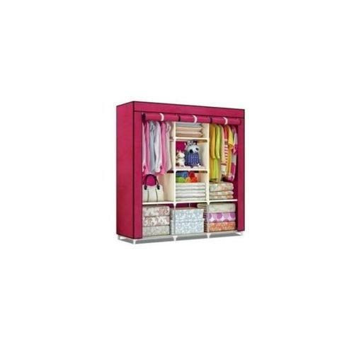 Portable Wardrobe - Maroon Or Purple