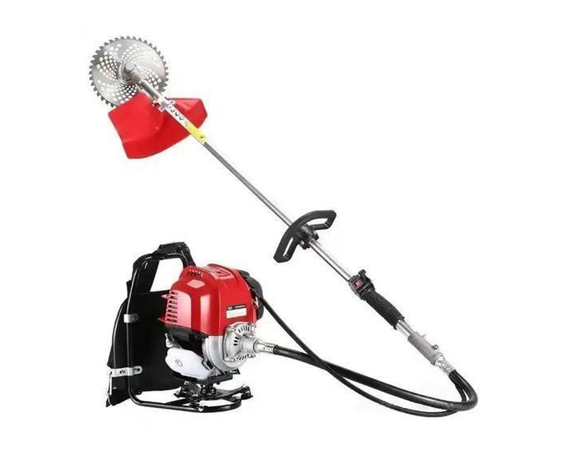 6 In 1 Multi Tool 4 Stroke Backpack weeding machine Side-mount Gasoline Lawn Mower Weeding Machine Farm Garden Bush Cutter with Heavy Duty for Crop Trimming, Grass Cutting Garden and Lawn Cutting, Farming and Agricultutre Tree Cutter Mini Tiller Purpose