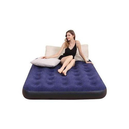 Inflatable Air Mattress Portable, Ideal For all Uses - Blue