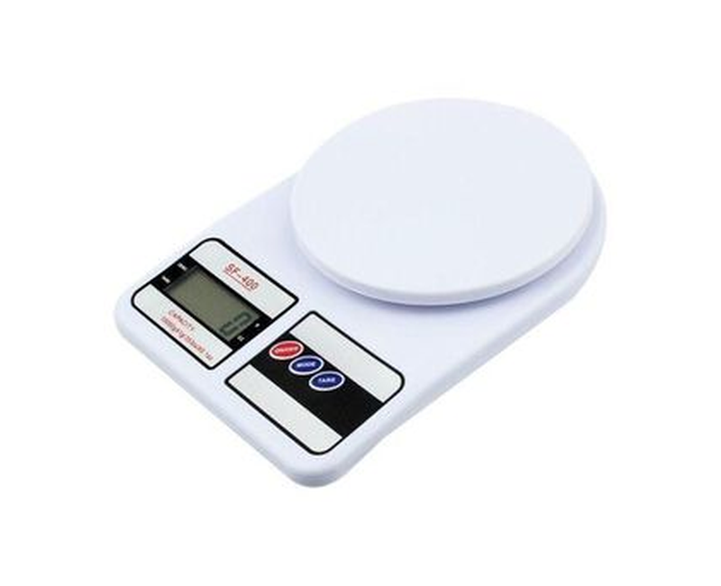 Sf400 Digital Kitchen Weighing Scale - White