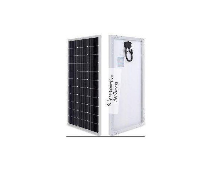 ADH 150 Watts Solar Panel 12V Germany Design Monocrystalline - Black