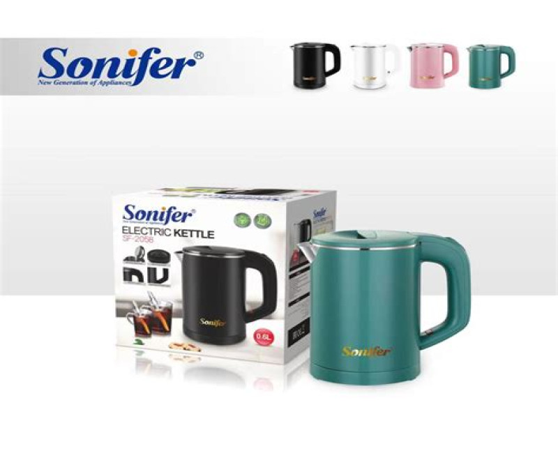 Sonifer Portable Travel Electric Kettle Kettle -Multicolour