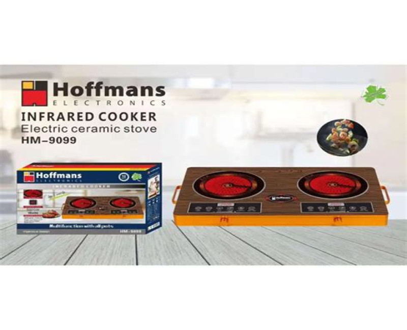 Hoffmans Double Infra Red Cooker Ceramic Stove