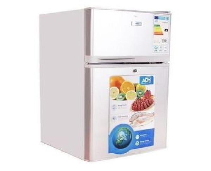 ADH Double Door Refrigerator 98L / 98 Liters Freezer - BCD8099 - Black