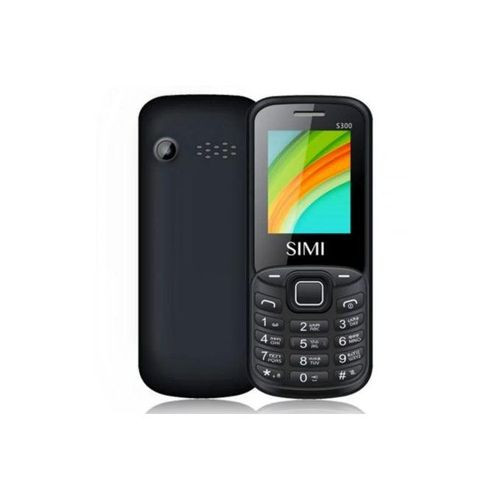 SIMI S300 1.77'' Dual Sim FM Radio Torch Light 1050MAH - Black