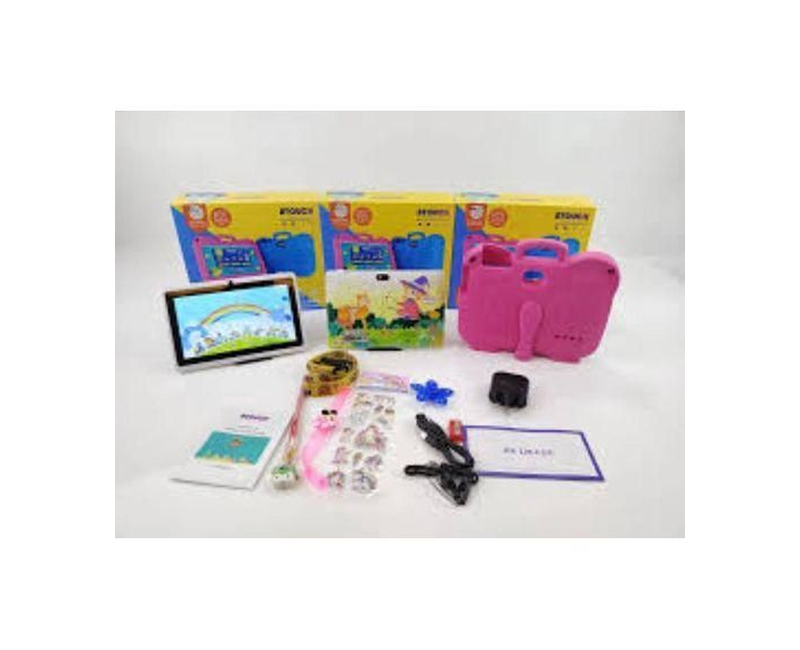 Atouch KT4 7 Inch 128/6GB WiFi Kids Early Education Tablet With Free Gifts - Multicolor