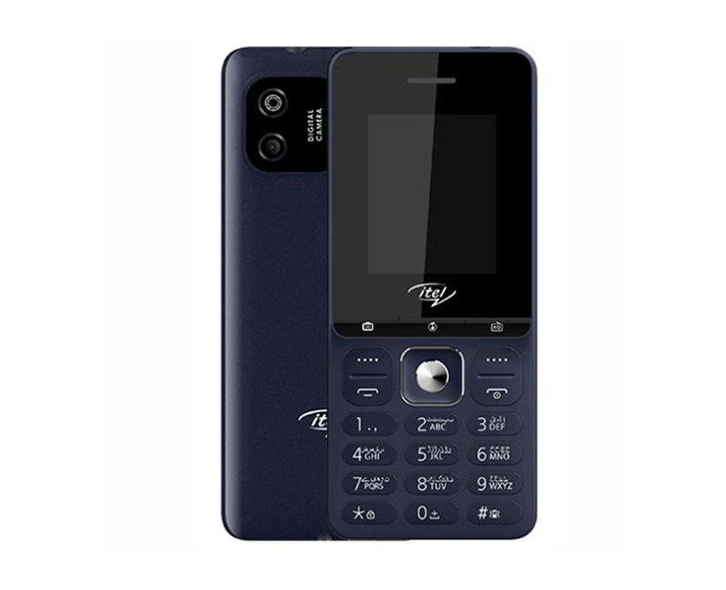 Itel 2176 2.0" Wireless FM Torchlight, Slim Design Dual SIM Phone - Blue