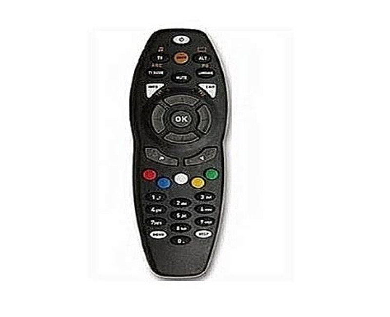 Gotv Replacement Remote (With Free Batteries) - Black