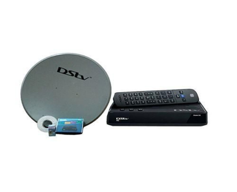 Hd Decorder + Dish Full Kit -Black
