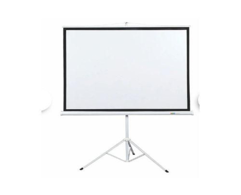 Tps -240T - Tripod Projector Screen 240 X 240 Cms - White