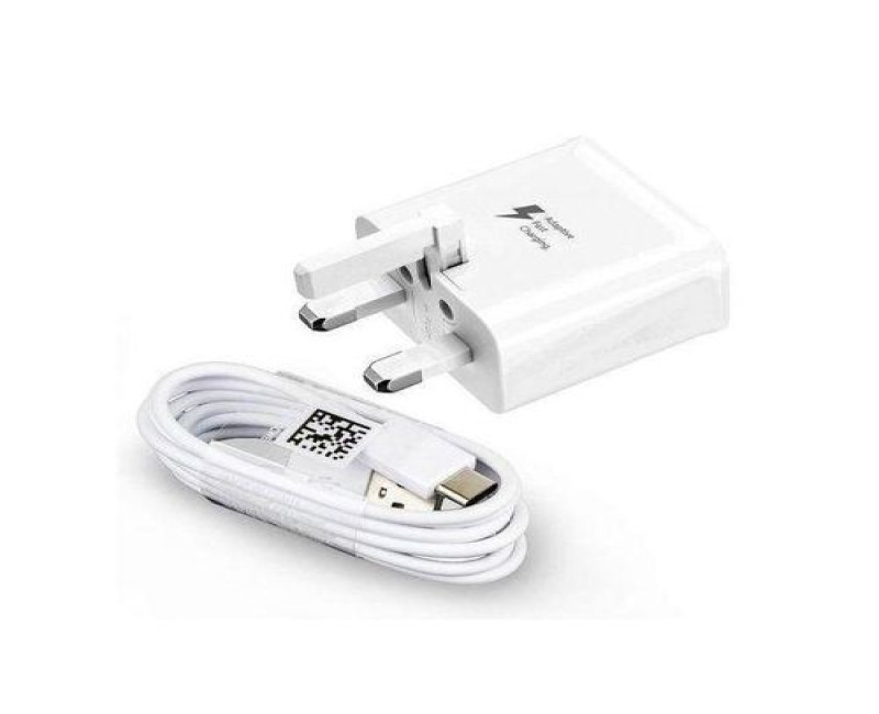 Samsung Fast Type C Charger - White, Black