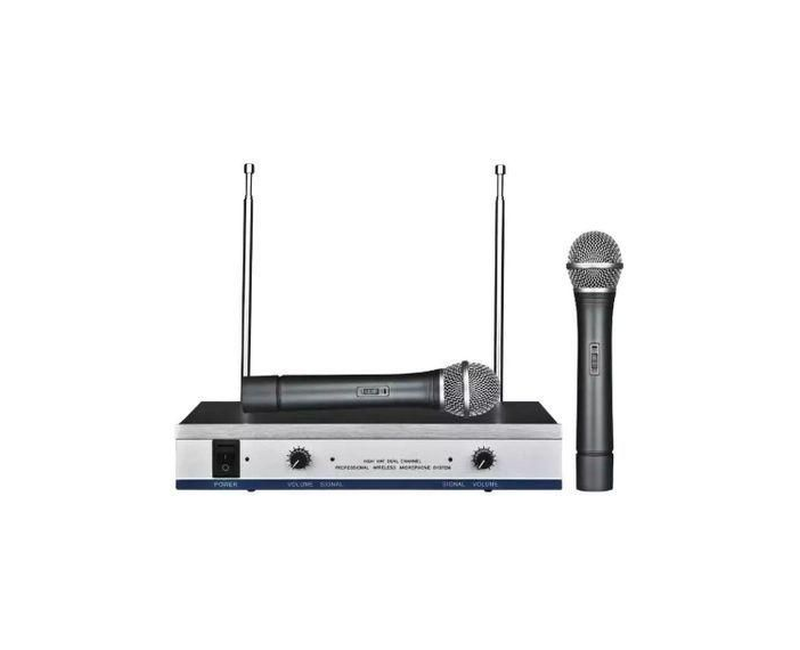 Max Professional Wireless Microphone - Black,Silver