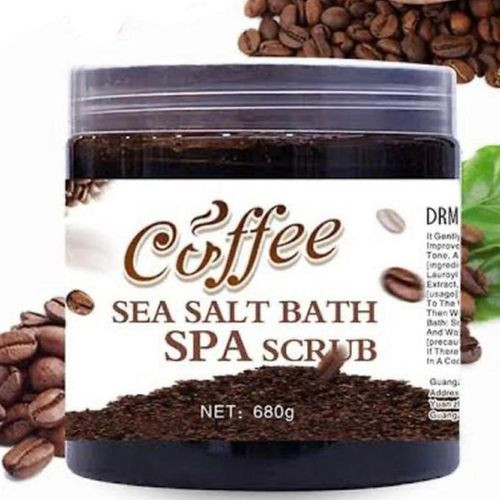 Meinaier Coffee Sea Salt Bath Whitening SPA Scrub-680g