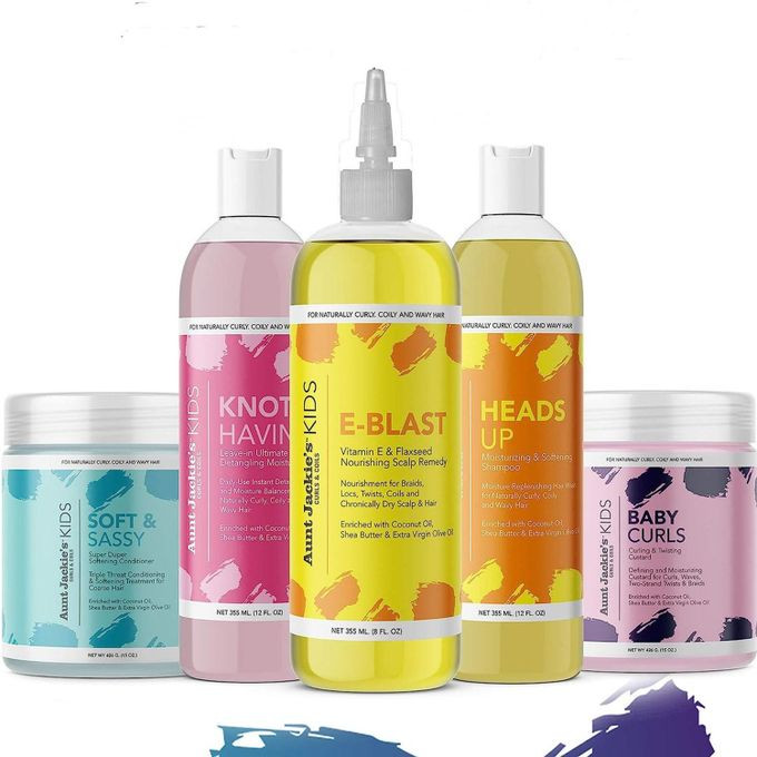 Aunt Jackie'S Kids E-Blast Daily Oil for Dry Scalp, Vitamin E and Flaxseed Nourishing Scalp Remedy for Naturally Curly, Coily and Wavy Hair, 8 oz