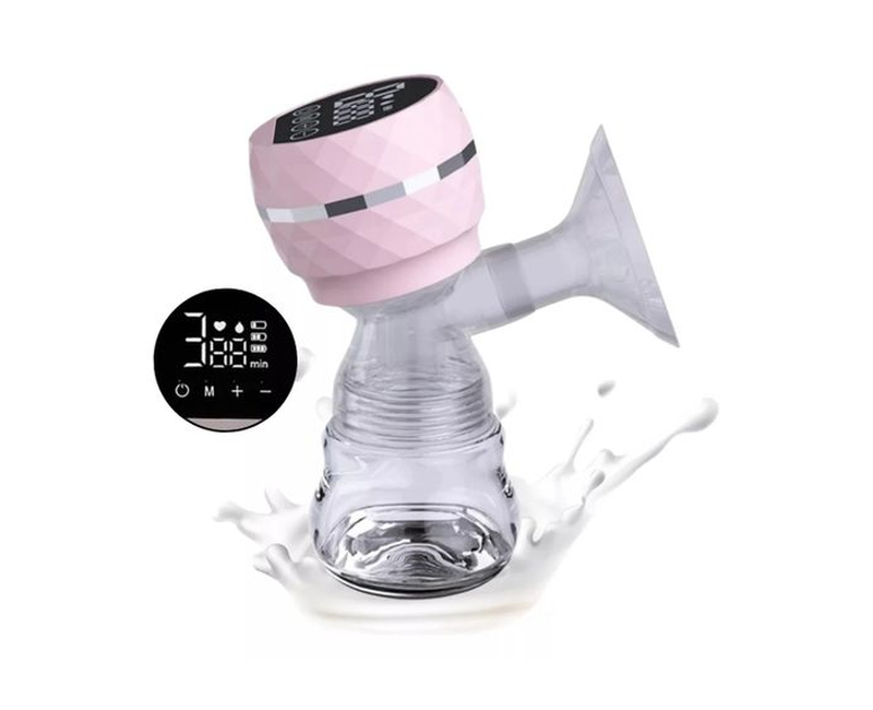 Rechargeable Electric Breast Pump For Pumping Milk From Mother's Breast-Multicolour