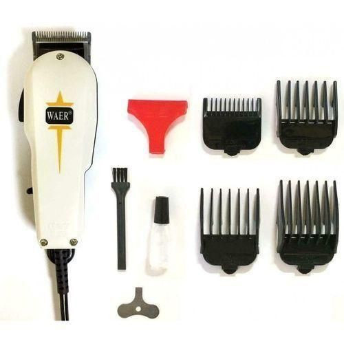 Waer Classic Barber Electric Hair Trimmer/Clipper Shaving Machine - White