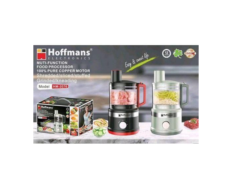 Hoffmans 2.5L / 2.5 Liters Multi-Functional Food Processor Black/Green