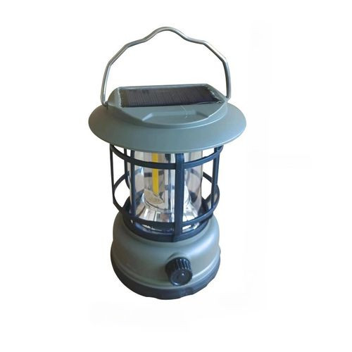 Solar Light With 2 Color Dimming Function Has White And Warm Light Camping Light - Multicolor