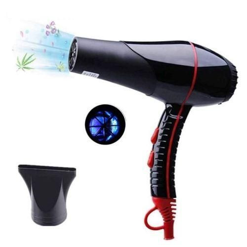 Electric Hair Dryer Hot Comb - Black