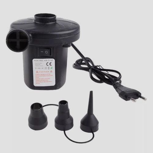 Black Electric Air Pump For Inflatable Bed Airbed