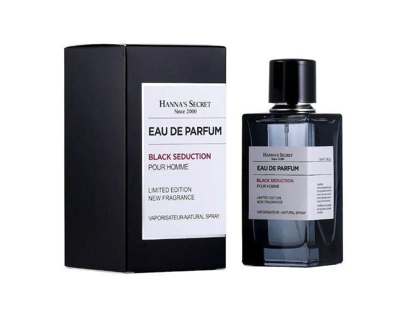 Hanna'S Secret Black Seduction Pour Homme For Men 100ml