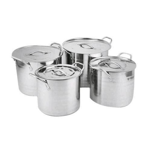 Votine Stockpots, 4pcs Set - Silver