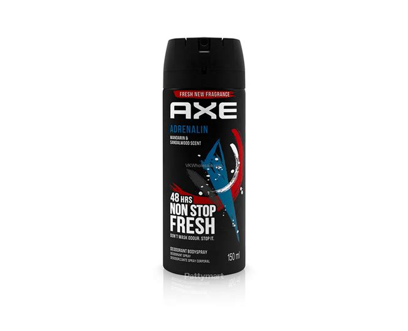 Axe Adrenaline Deodorant Body Spray For Men (Image May Vary)