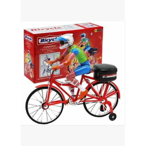 Cycling Toy Kids Bicycle Riding Simulated Model with Light and Music Battery Powered For Children - Multicolor