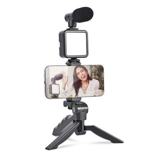 Multipurpose Tripod Professional Video Making Kit-Black
