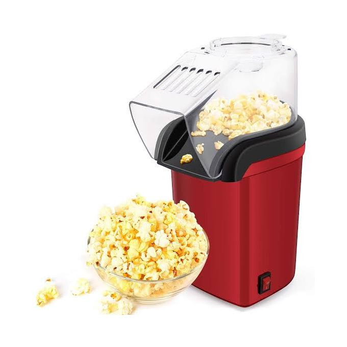 Hot Air Electric Popcorn Maker Machine Colour -Red