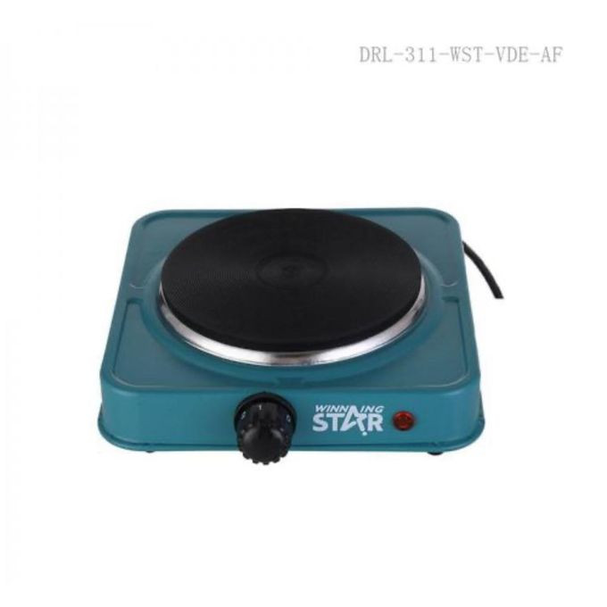 Winningstar Origin Single Solid Hot Plate Heater With 3*0.75*80cm -Color Green & Black