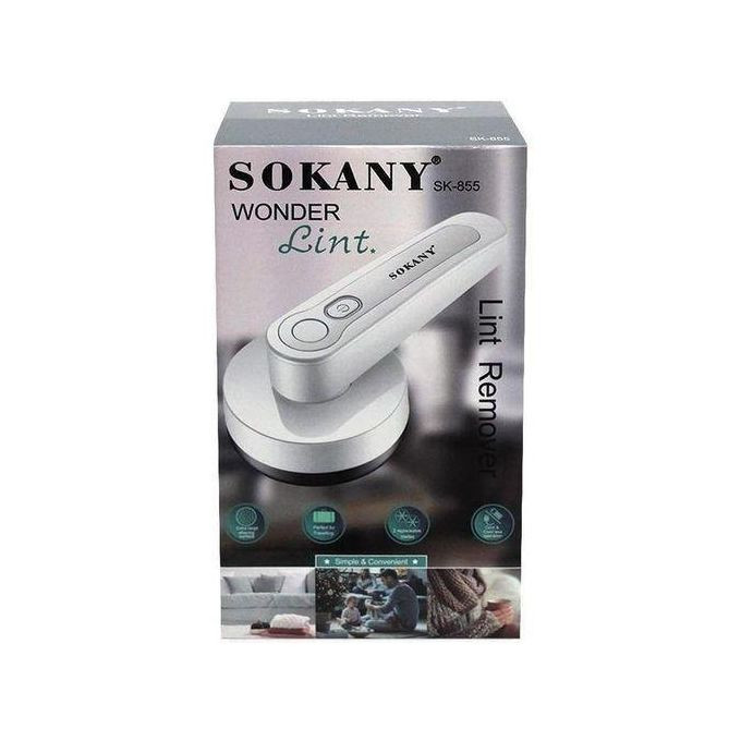 Sokany Fabric Lint Remover Fuzz Sweater Clothes Fluff Electric Clothes Shaver White& Black