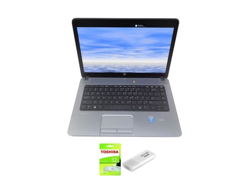Hp Refurbished ProBook 640 Core I5 8GB Ram 500GB HDD 14 Inch Screen Plus Free 32GB Flash Disk -Black