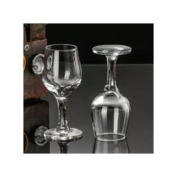 Red Wine Glasses 6 Piece-Transparent
