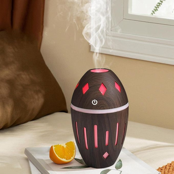 Milaan Cool Mist Humidifier 300ml Personal Electric Humidifier for Bedside Office Coffee- Multi-Color